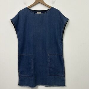 Aritzia Wilfred Free Nori Denim Dark Blue Dress Size Medium